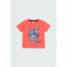 Koszulka z krótkim rękawem dla chłopca Baby Boboli 304074-3740 kolor koral