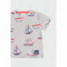 Koszulka z nadrukiem dla chłopca Baby Boboli 304120-9830 kolor szary