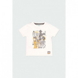 Koszulka dla chłopca Baby Boboli 314053-1111 kolor biały