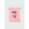 Koszulka dla dziewczynki Boboli 404019-3746 kolor różowy