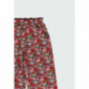 Spodnie w kwiaty dla dziewczynki Boboli 414076-9783 kolor czerwony