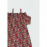Sukienka w kwiaty dla dziewczynki Boboli 414144-9783 kolor czerwony