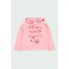 Bluza z kapturem dla dziewczynki Boboli 424202-3751 kolor różowy