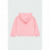 Bluza z kapturem dla dziewczynki Boboli 424202-3751 kolor różowy