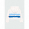 Bluza z kapturem dla dziewczynki Boboli 434157-1100 kolor biały