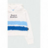 Bluza z kapturem dla dziewczynki Boboli 434157-1100 kolor biały