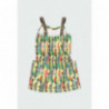 Sukienka z nadrukiem dla dziewczynki Boboli 444013-9807 kolor zielony