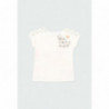 Koszulka dla dziewczynki Boboli 444079-1111 kolor biały