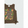 Koszulka dla dziewczynki Boboli 444114-4578 kolor zieleń