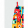 Sukienka w kwiaty dla dziewczynki Boboli 454025-9806 kolor wielokolorowy