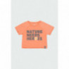 Koszulka dla dziewczynki Boboli 464004-5113 kolor pomarańczowy