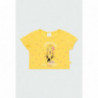 Koszulka z nadrukiem dla dziewczynki Boboli 494052-1165 kolor żółty