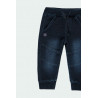 spodnie jeansowe dla chłopca Baby Boboli 390013-DARKBLUE kolor blue