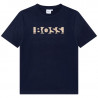 HUGO BOSS J25N39-849 Koszulka z krótkim rękawem chłopięca kolor granat