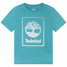 TIMBERLAND T25S83-79D Koszulka z krótkim rękawem chłopięca kolor turkusowy