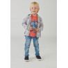 Bluza z nadrukiem dla chłopca Baby Boboli 304164-9830 kolor szary