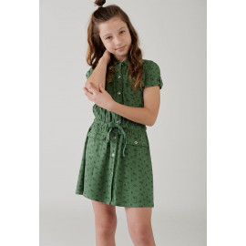 Sukienka dla dziewczynki Boboli 444091-9808 kolor zielony