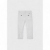 Mayoral 22-00512-026 Spodnie klasyczne dla chłopca 512-26 biały