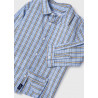 Mayoral 2160-79 Koszula w kratę chłopięca kolor błękitny