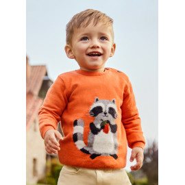 Mayoral 2305-68 Sweter dla chłopca kolor marchewka