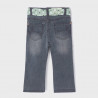 Mayoral 2542-92 Spodnie jeansowe dziewczęce kolor szary