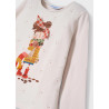 Mayoral 4029-17 Koszulka z długim rękawem dziewczęca kolor beżowy