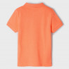 Mayoral 22-00150-075 Koszulka polo dla chłopca 150-75 papaya fluor