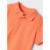 Mayoral 22-00150-075 Koszulka polo dla chłopca 150-75 papaya fluor