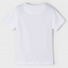 Mayoral 22-03010-056 Koszulka z krótkim rękawem chłopiec 3010-56 biały