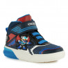 Sneakers świecące chłopięce Geox J269YB-0FUFE-C0693 kolor NAVY/LT BLUE