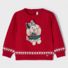 Mayoral 2311-10 Sweter dla dziewczynki kolor czerwony