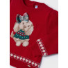 Mayoral 2311-10 Sweter dla dziewczynki kolor czerwony