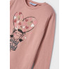 Mayoral 4034-55 Koszulka z długim rękawem dziewczęca kolor różowy