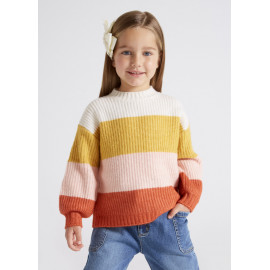 Mayoral 4306-27 Sweterek dla dziewczynki kolor pomarańcz