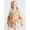 Mayoral 4963-36 Sukienka dla dziewczynki kolor miód