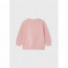 Mayoral 4477-60 Bluza z haftem dla dziewczynki kolor różowy