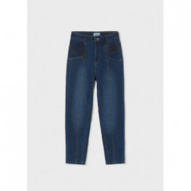 Mayoral 7594-80 Długie spodnie jeansowe dziewczęce kolor medio
