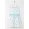 Losan sukienka 614-7747AB kolor biały/akwamaryna