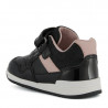 Sneakersy dla dziewczynki Geox B250LA-054AS-C9231 kolor czarny/róż