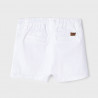 Mayoral 22-00201-051 Spodnie krótkie dla chłopca 201-51 biały