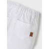Mayoral 22-00595-085 Spodnie klasyczne chłopiec 595-85 biały