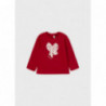 Mayoral 116-64 Koszulka z długim rękawem dziewczęca kolor czerwony
