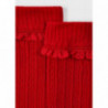 Mayoral 10324-49 Skarpetki długie dla dziewczynki kolor czerwony