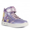Sneakersy świecące dziewczęce Geox J268WG-0ANKN-C8064 kolor fiolet