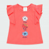 Koszulka dla dziewczynki Baby Boboli 204107-3740 kolor koral