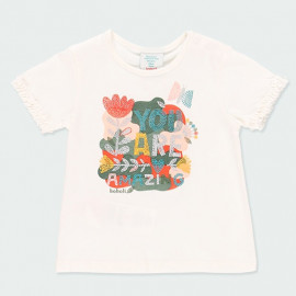 Koszulka dla dziewczynki Baby Boboli 234032-1111 kolor krem