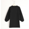 iDO 45645-0658 Sukienka bawełniana dla dziewczynki kolor czarny