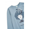 Koszulka z długim rękawem dla dziewczynek Boboli 495019-2527 kolor lód