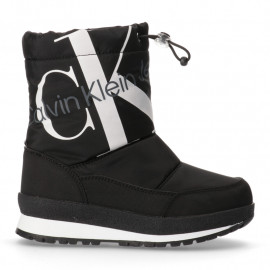 Śniegowce dziewczęce Calvin Klein Jeans V3X6-80423-1474999- kolor czarny