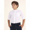 Mayoral 6115-77 Koszula gładka na stójce chłopiec kolor biały